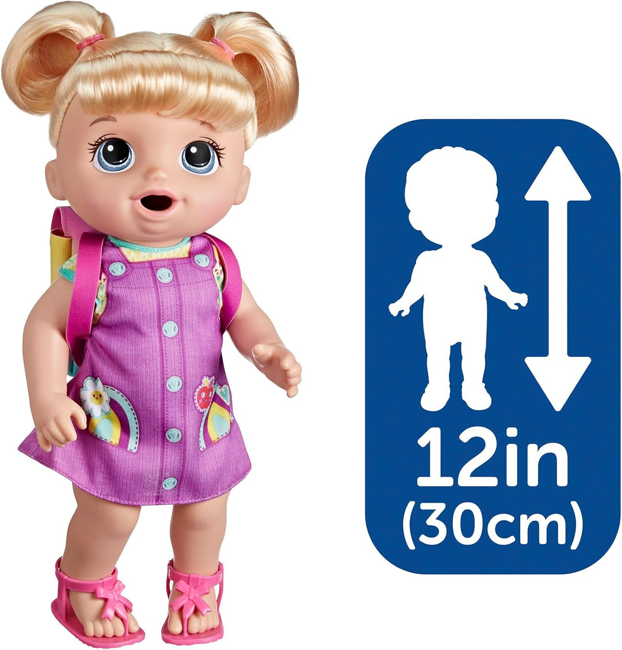 Baby Alive Hora de Clases Muñeca, 12 Pulg, Exclusiva Amazon