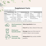 Suplemento orgánico de espirulina, 3000 mg por porción  720u