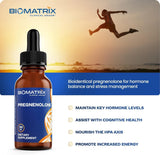 Suplemento de Pregnenolona, BioMatrix, 3X Absorción, 30 ml