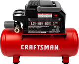 Compresor de Aire Portátil 2 Gal 1/3 HP Oil-Free Craftsman CMXECXA0200243
