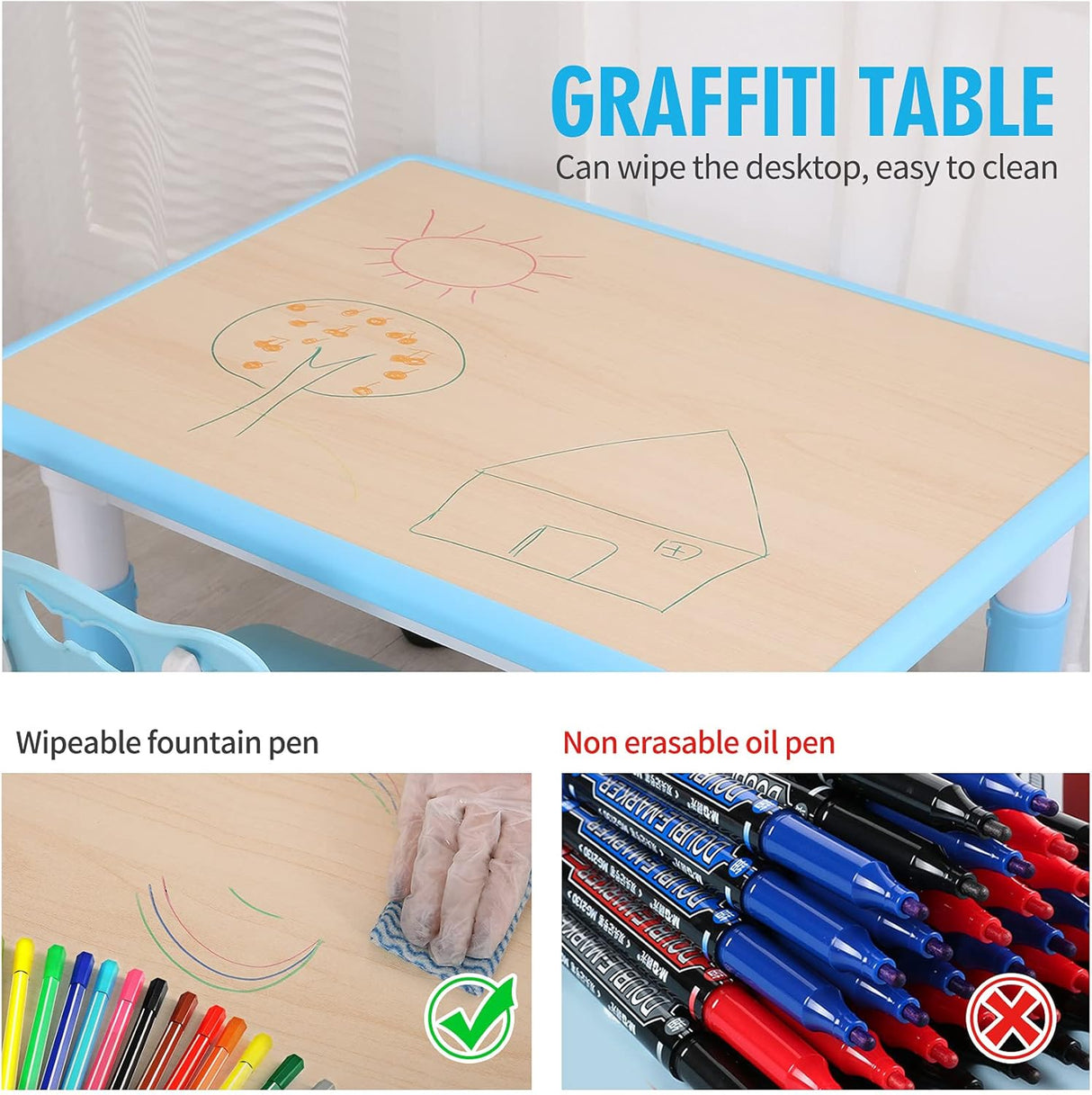 Juego de mesa de actividades múltiples para niños