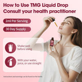 Suplemento Líquido TMG 1000mg, Alta Absorción, 2x1oz