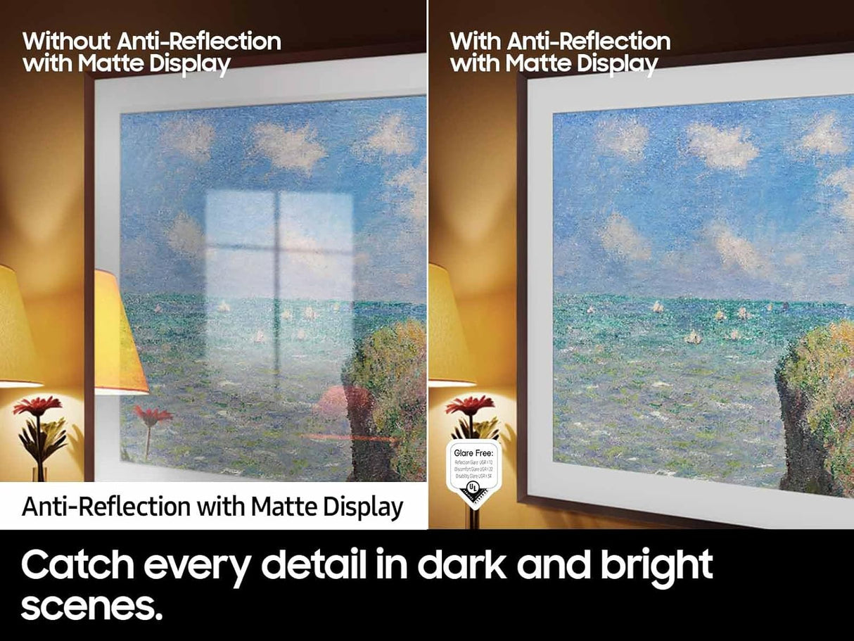 Televisor QLED 4K Samsung con Art Mode y Alexa, QN55LS03D