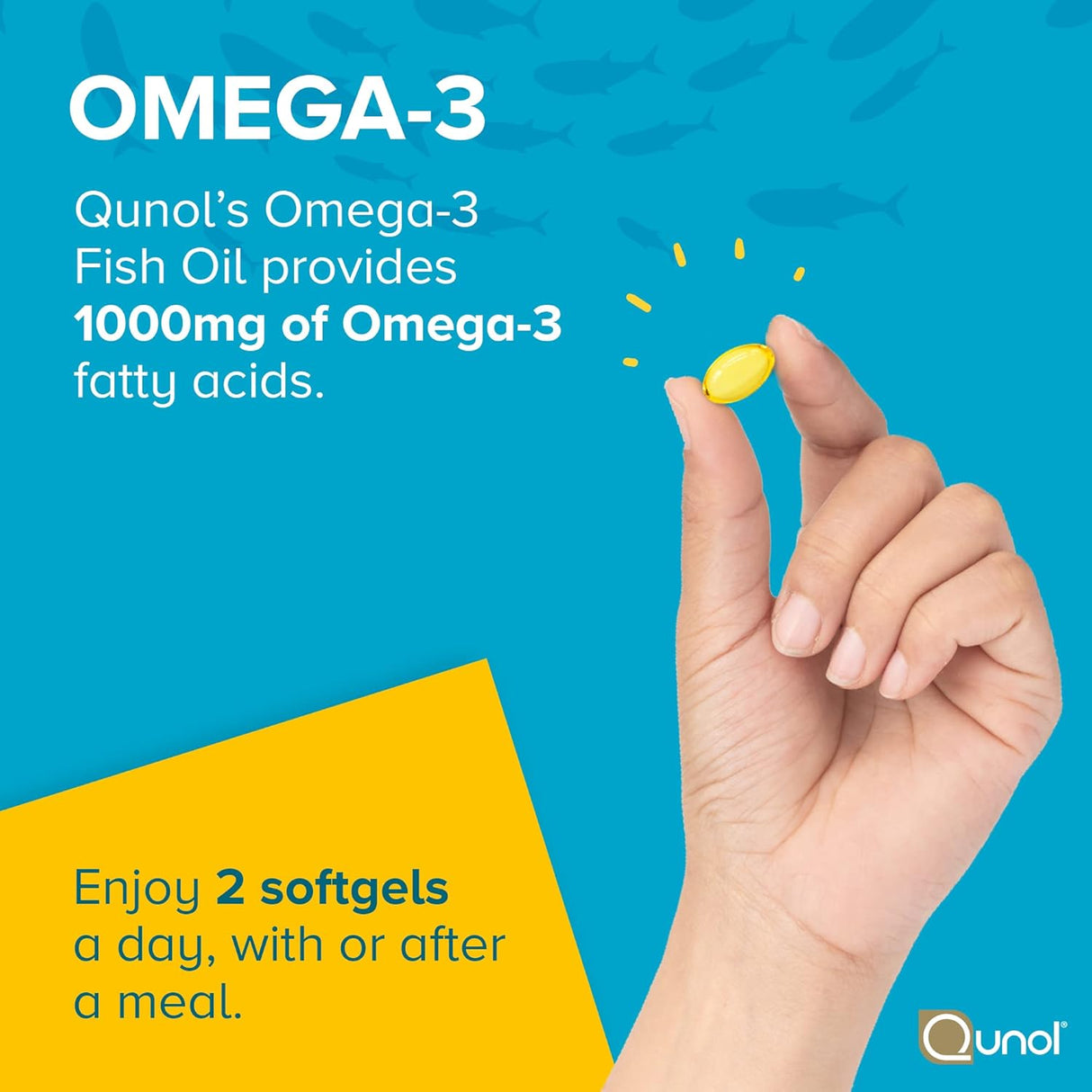 Mini cápsulas blandas de aceite de pescado Omega 3, sabor limón