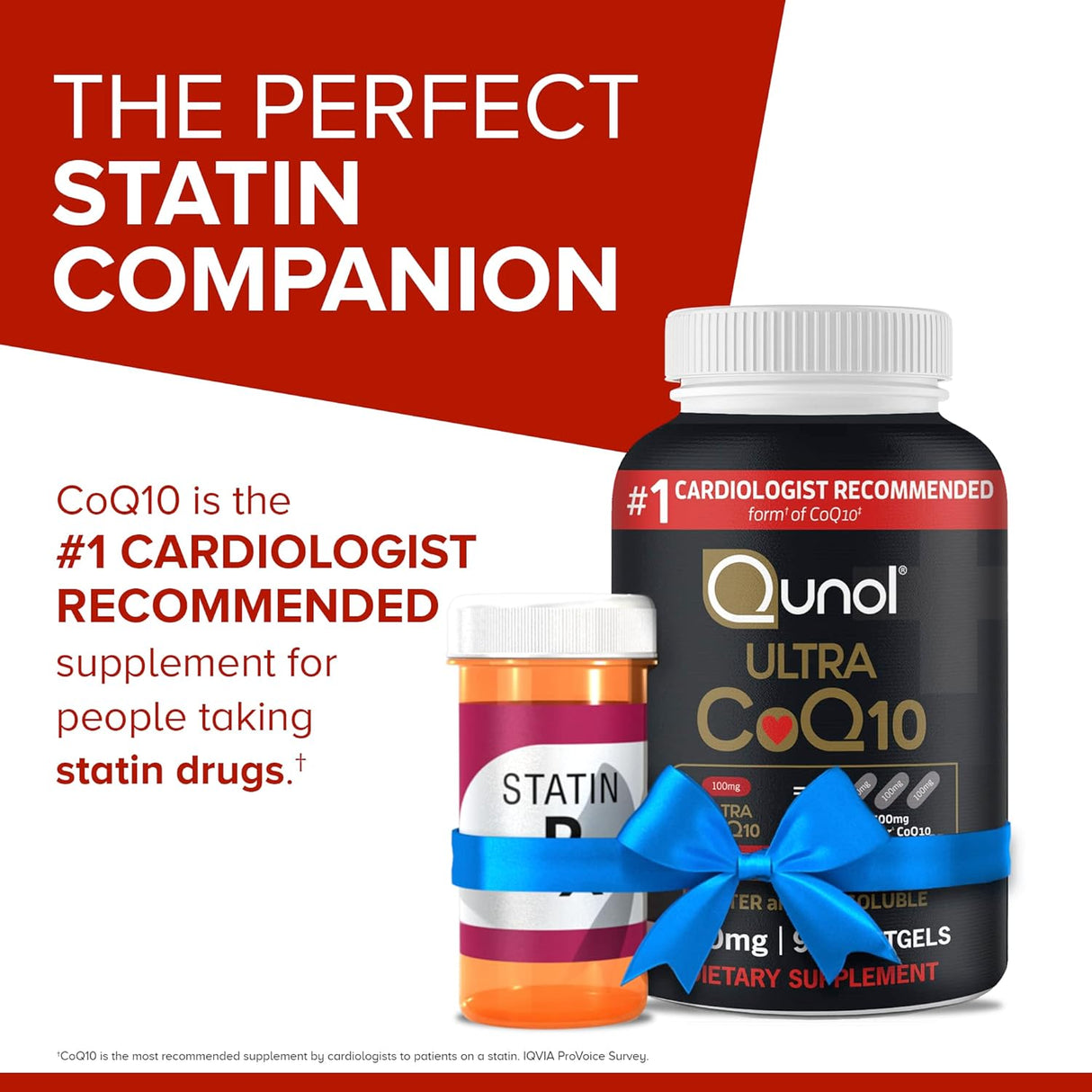 Suplemento Qunol Ultra CoQ10 100mg absorción antioxidante