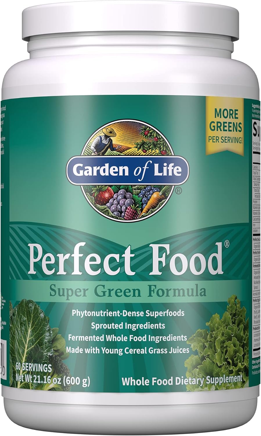 Suplemento Complemento vegetal de alimentos enteros  Polvo
