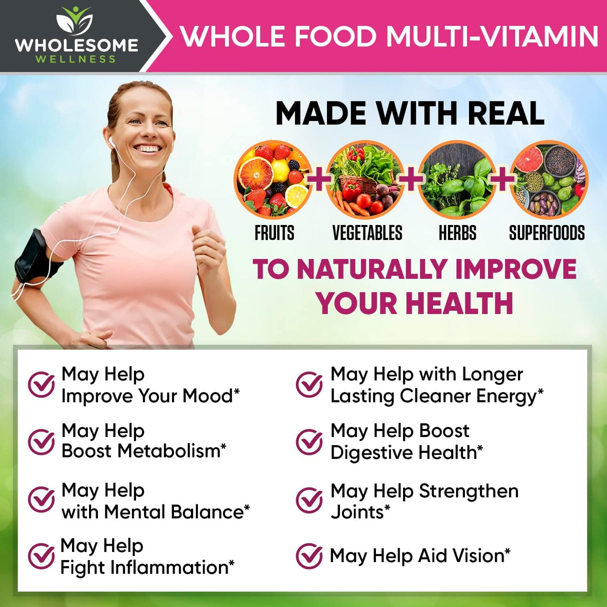 Suplemento Multivitamínico Completo para Mujeres 120 Tab