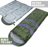 Sacos de Dormir para Adultos y Niños - Clima Frío y Cálido