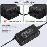 Cargador Rápido 42V 2A Universal para Baterías de 36V