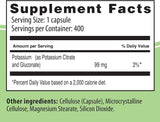 Suplementos Alimenticios Citrato de potasio natural