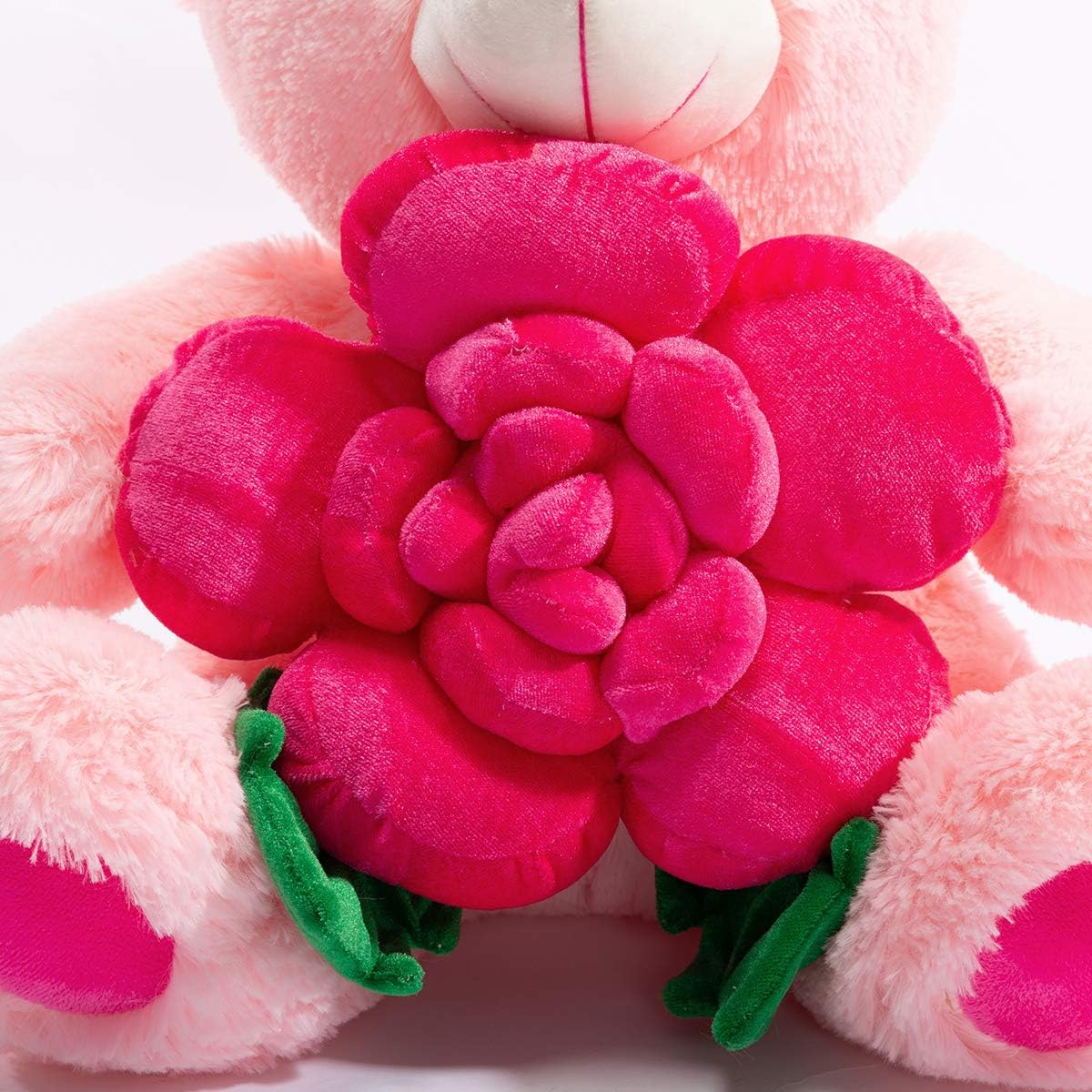 Osito de Peluche BEJOY con Rosa, 16 Pulgadas, Día de San Valentín