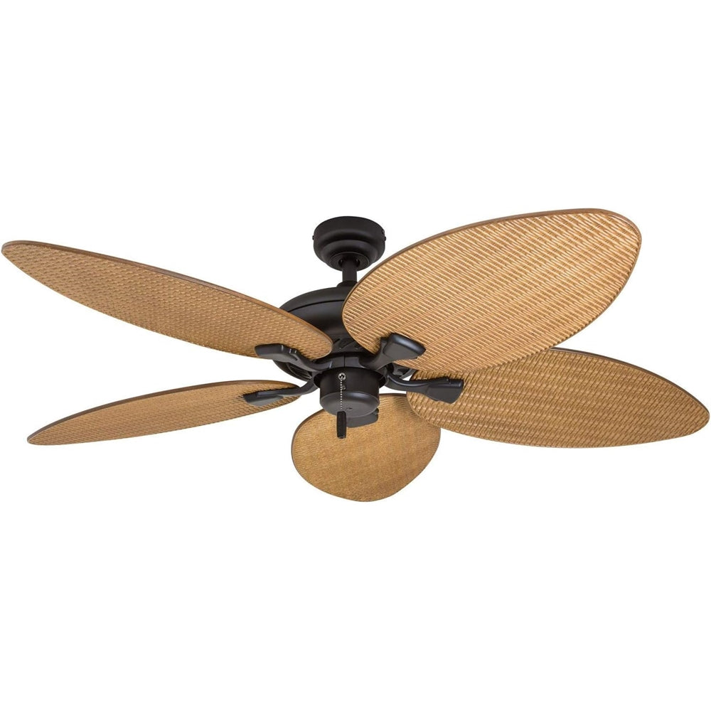 Ventilador de techo con diseño de palmera de 52 pulgadas