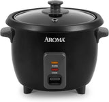 Cocedor de arroz Aroma Housewares 1.5Qt, 6 tazas cocidas, ARC-363NGB