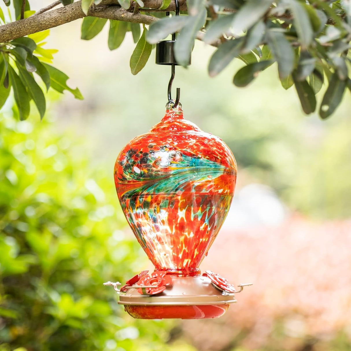 Muse Garden Comederos de colibrí para colgar al aire libre.