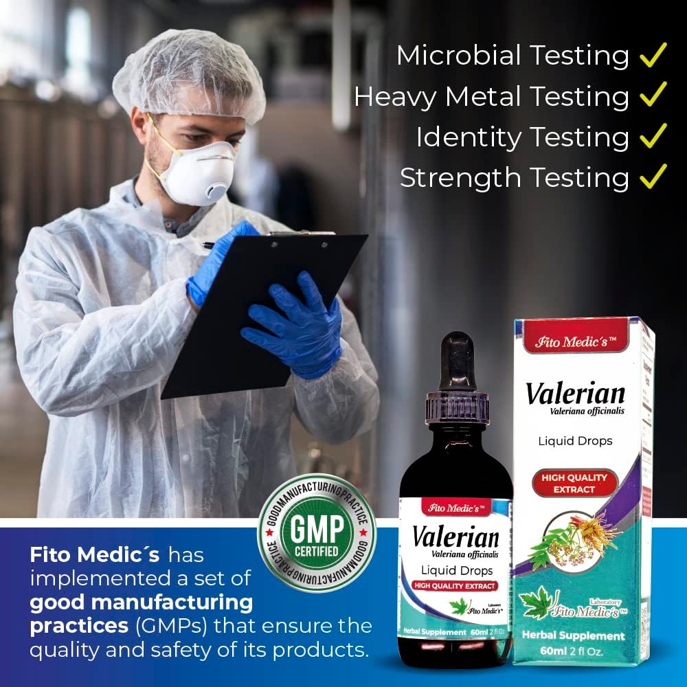 Extracto de Valeriana Pura - Ultra Absorción, Sin Alcohol, Valeriana