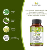 Suplemento Organic Veda  herbales para piel clara 120 unidad