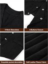 Conjunto Vaquero Hombre Suede Leather: Chaleco, Sombrero, Corbata