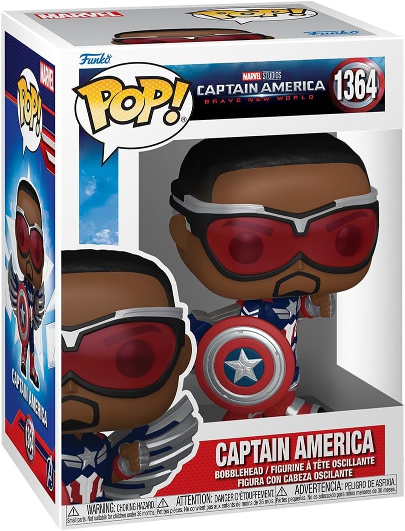 Figurita Vinilo Captain America - Funko Pop - Coleccionable