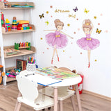 Pegatinas de Pared Bailarina Rosa, Sacinora, Vinilo Removible