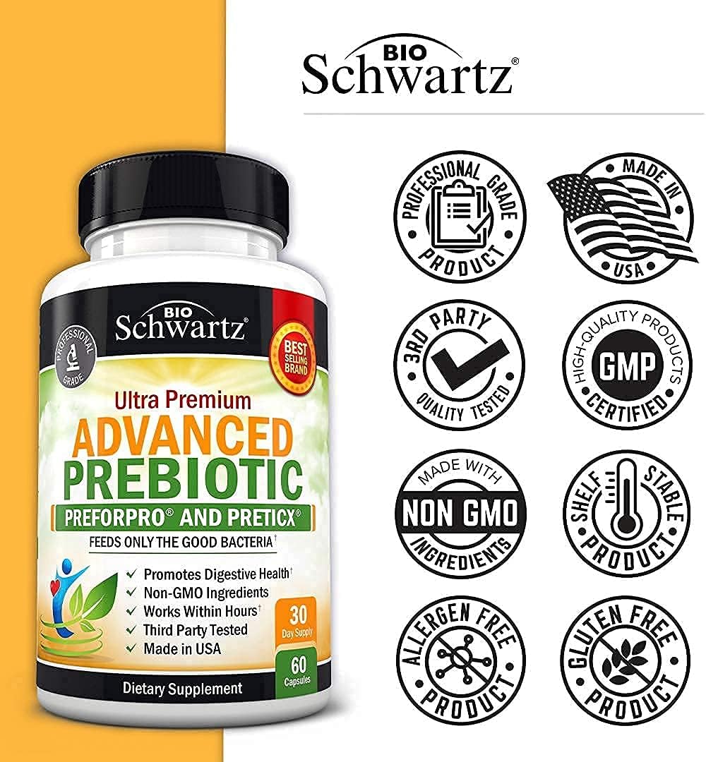 Suplementos Alimenticios Prebióticos para mejorar la salud