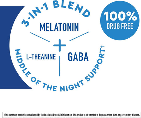 Suplemento Nature Made Wellblends Back to Sleep L teanina