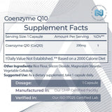 Coenzima Q10 Capsulas Nootropics Depot 200mg 60u