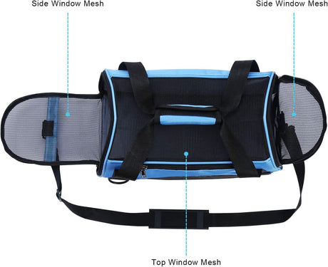 Transportín Aprobado para Aerolíneas, Suave y Plegable