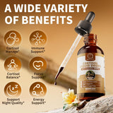 Cortisol Supplements, 21 en 1, Ashwagandha, L-Theanine, 60ml