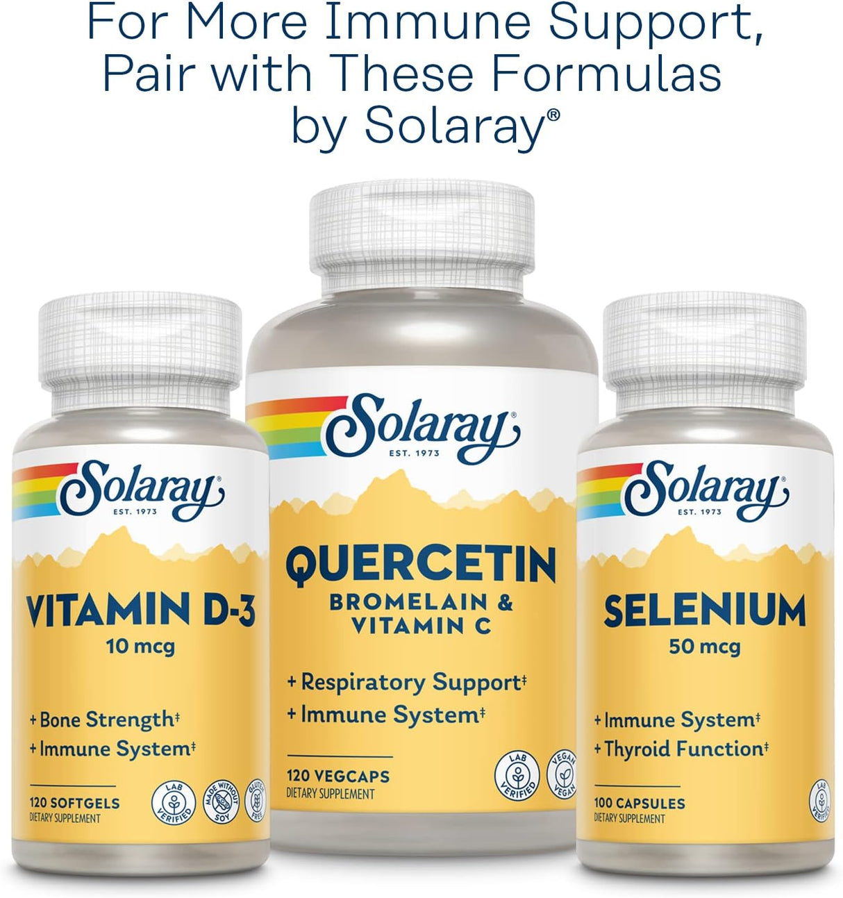 Solaray Zinc 50mg Cápsulas Apoyo Inmunidad 100 Veganas Pumpkin Seed