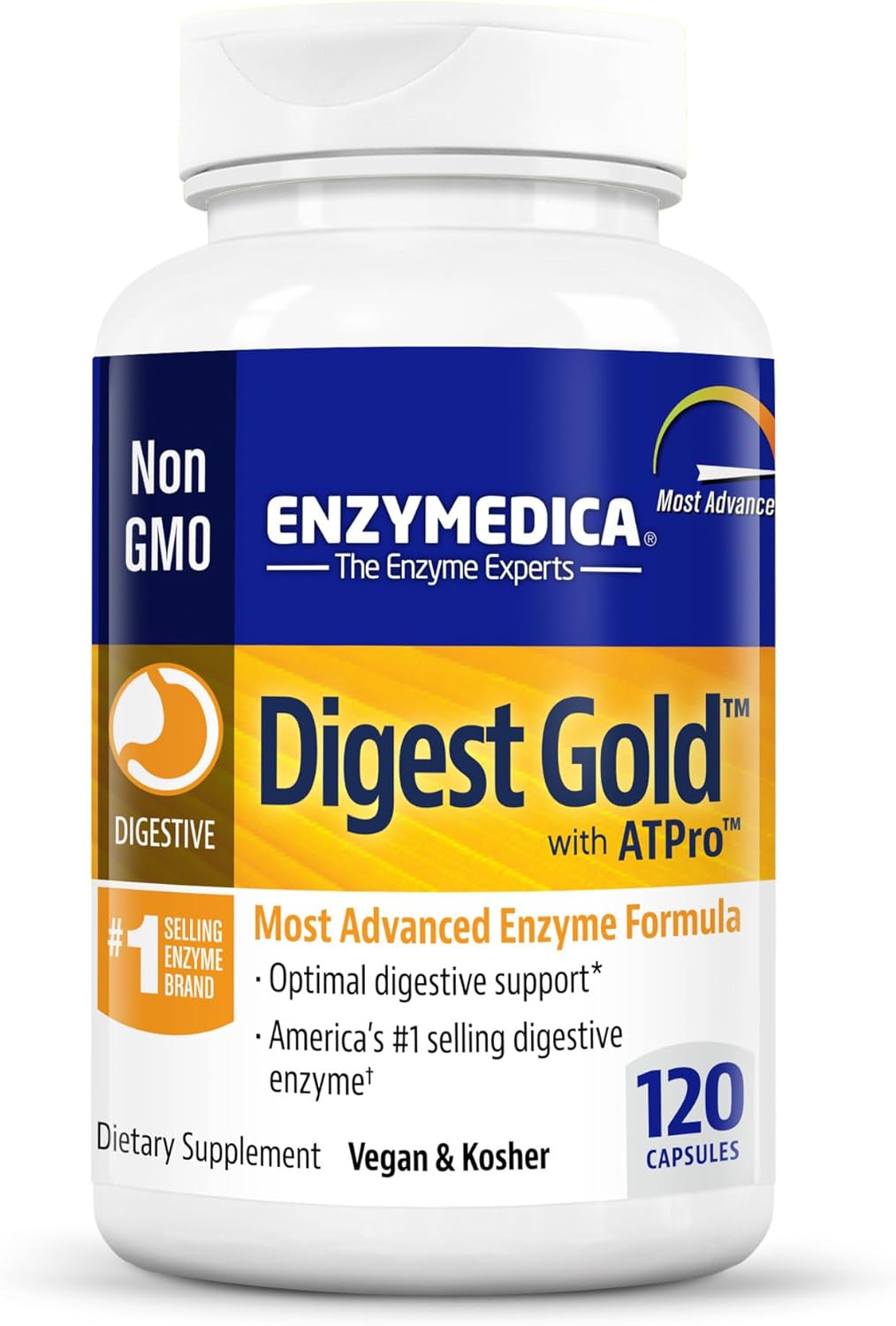 Suplemento ENZYMEDICA Oro digesto  120 unidades