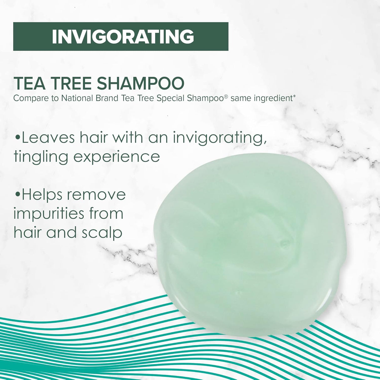 Champú de árbol de té cuidado vigorizante True+Real