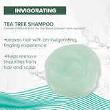 Champú de árbol de té cuidado vigorizante True+Real