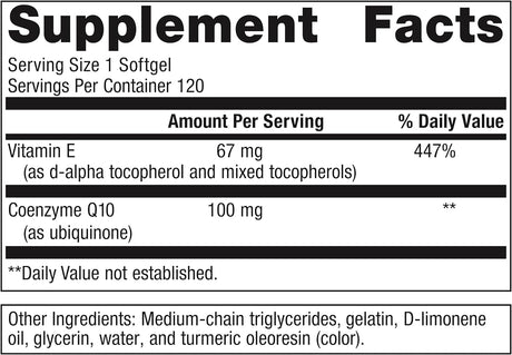 Metagenics CoQ10 ST-100mg Coenzima Q10 Suplemento