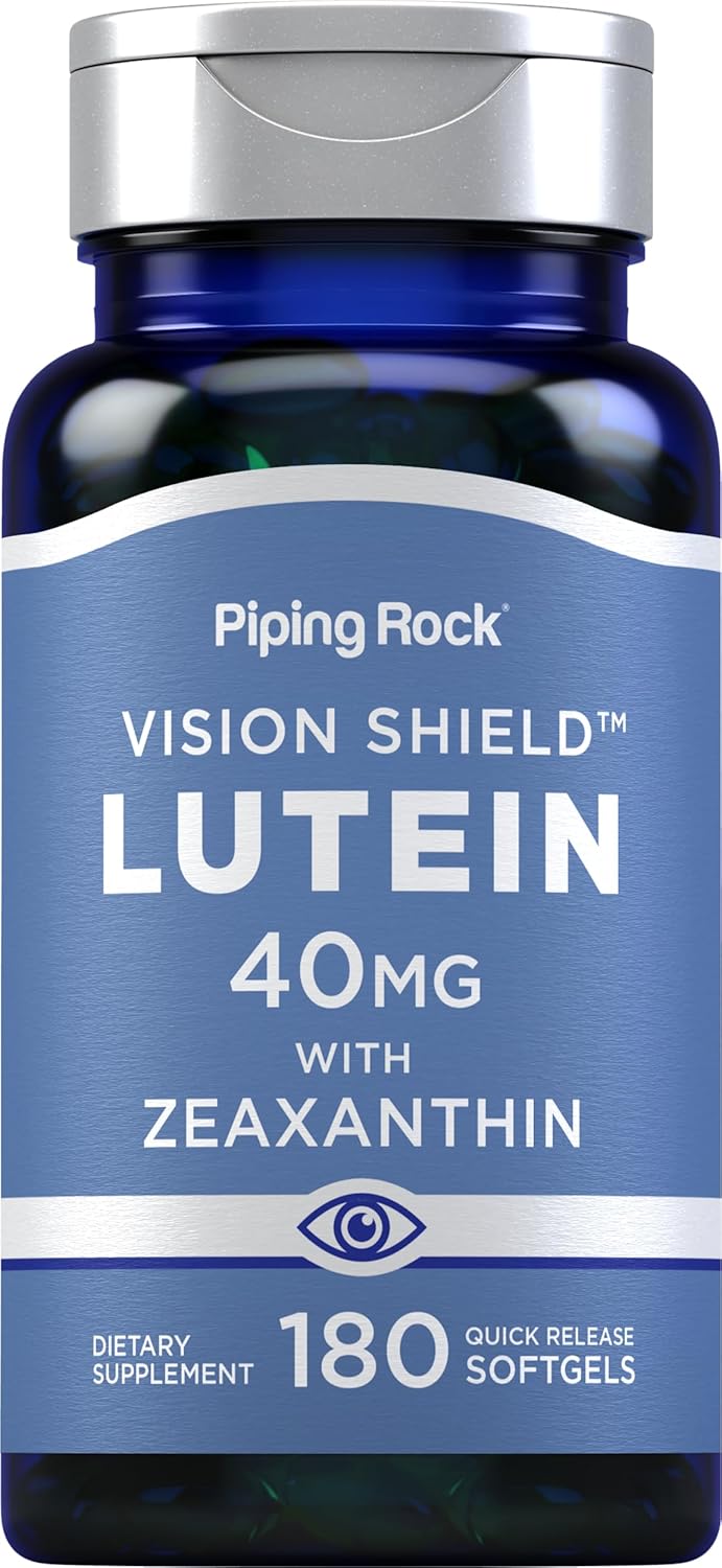 Piping Rock Luteína & Zeaxantina 40mg 180 cápsulas