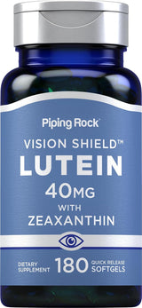 Piping Rock Luteína & Zeaxantina 40mg 180 cápsulas