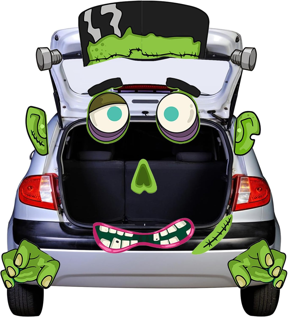 Kit de Decoraciones de Halloween para Autos, Monstruo con Ojos Grandes