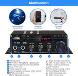 Amplificador Estéreo para Altavoces, 40W, Bluetooth 5.0, AK-390