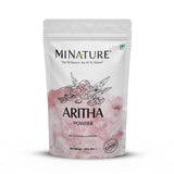 Polvo Orgánico de Aritha y Nuez de Jabón para Cabello Sedoso