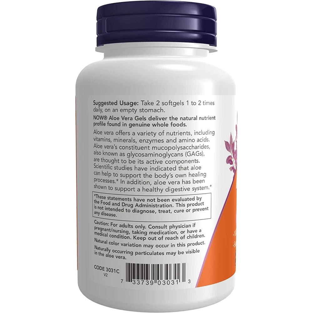 Suplementos Alimenticios Aloe Vera Aloe barbadensis  250 cáp