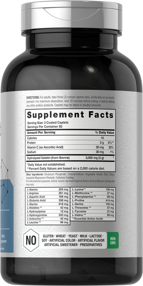 Suplemento Horbaach Complejo de aminoácidos 3000 mg  250 cáp