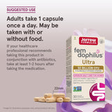 Jarrow Fem-Dophilus Probiótico Vaginal y Digestivo 50B CFU