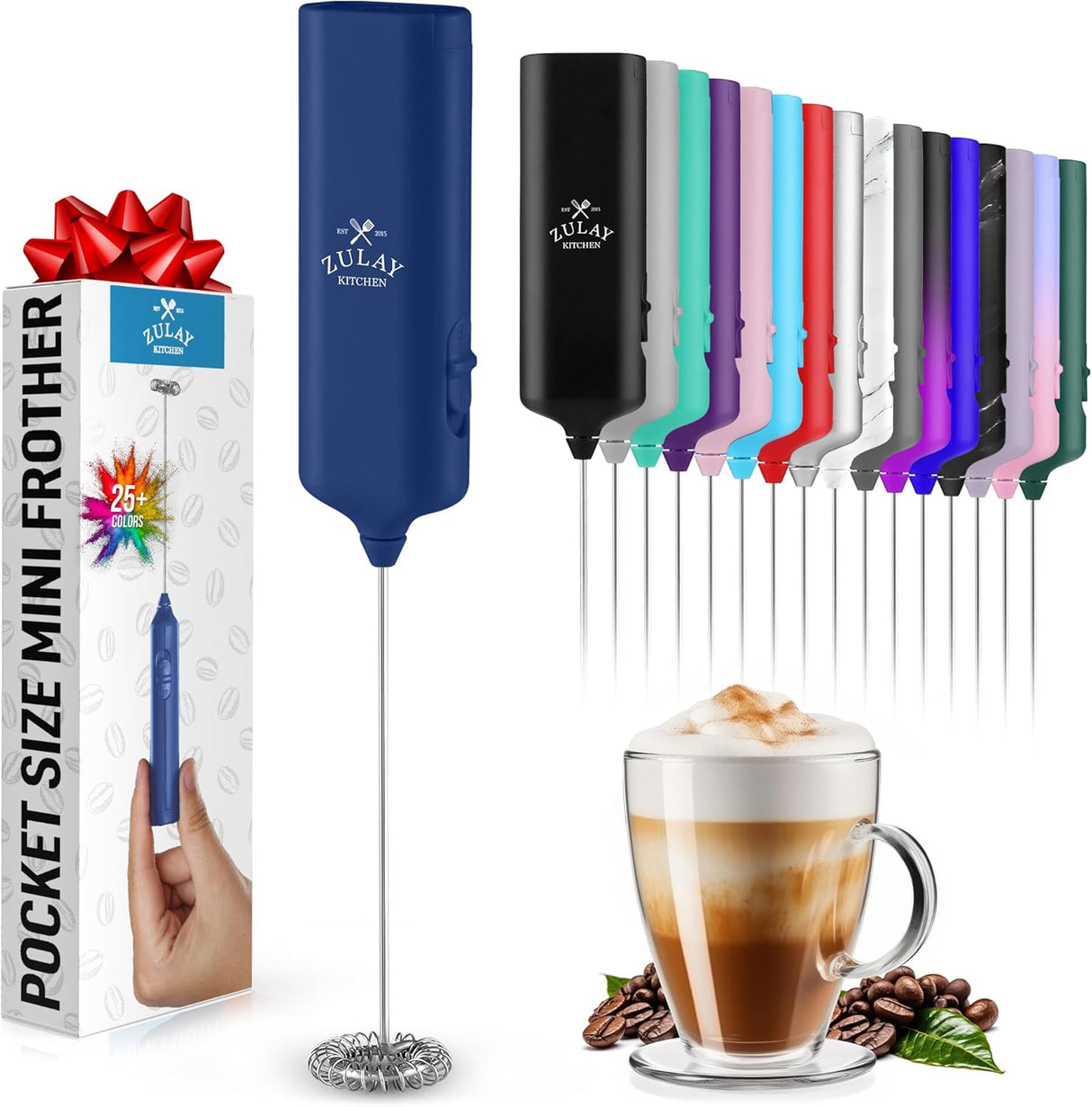 Batidor de Leche Portátil - Mini y Poderoso - Mezclador Manual