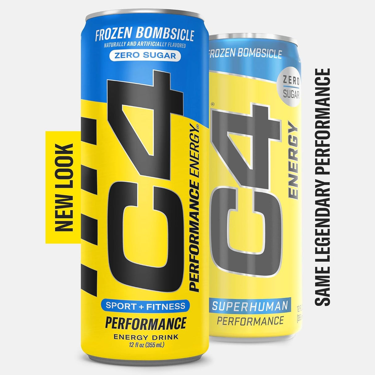 Bebida Energética C4 12oz - Sin Azúcar, Sin Colorantes, Frozen