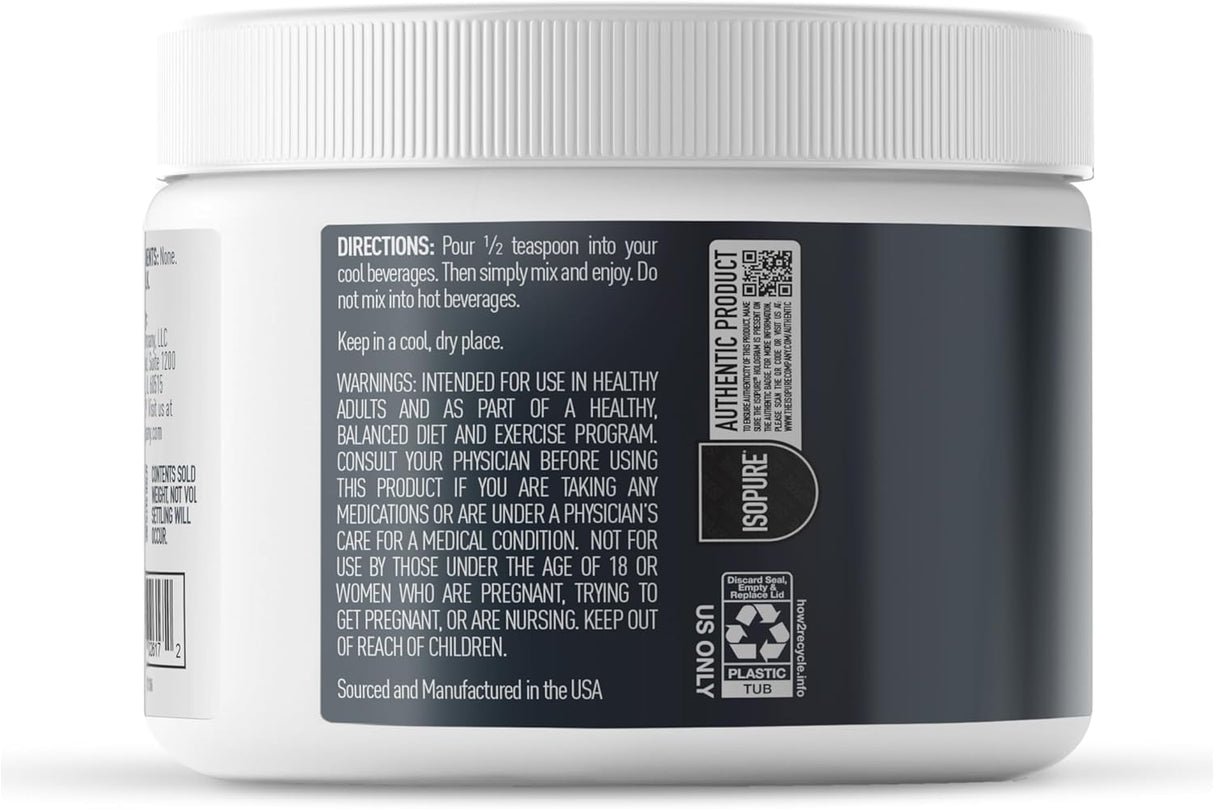 Suplemento de Calostro Bovino Isopure, Procesado Suavemente, 90 Servicios