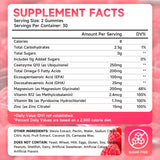 Gummies CoQ10 Libre de Azúcar 250mg, Vegan 120 unidades