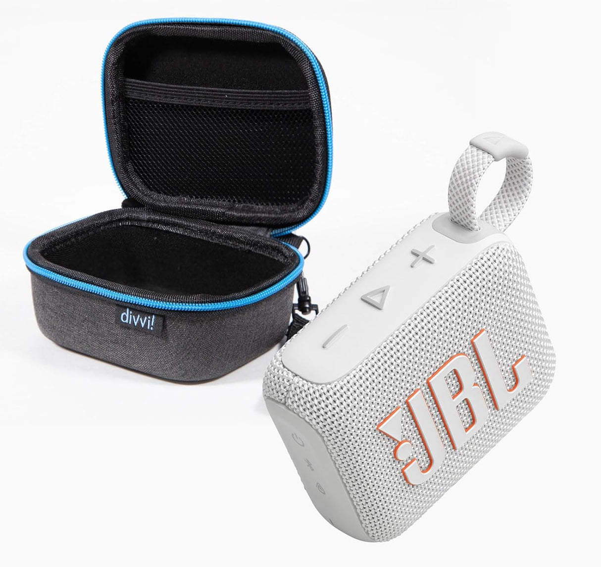 JBL GO 4 Altavoz Bluetooth Portátil + Funda Divvi GO Hardshell