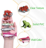 Figuritas Ciclo de Vida Animal SIENON - Rana y Salmón 10pcs