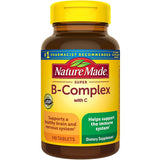 Suplemento Complejo Super B con vitamina C y ácido fólico