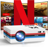 Proyector Smart FUDONI 1080P WiFi, Dolby, 600ANSI, Auto Keystone