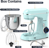 Batidora de Pie 6.5QT 10 Velocidades 660W, Modelo 3-en-1